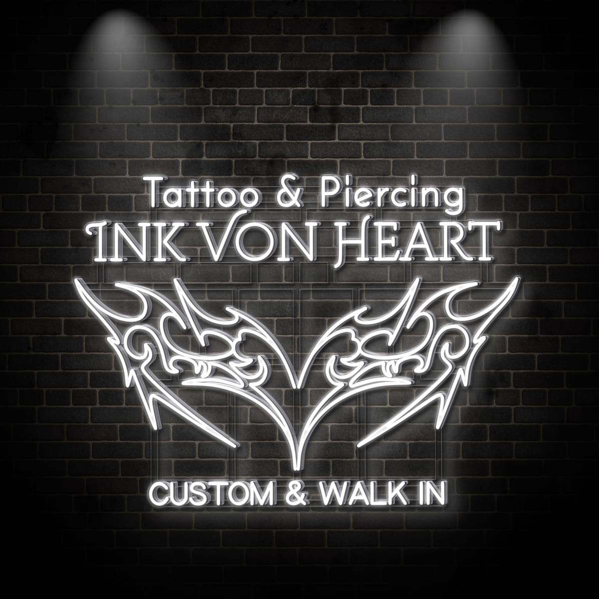 Neon "Tattoo & Piercing"