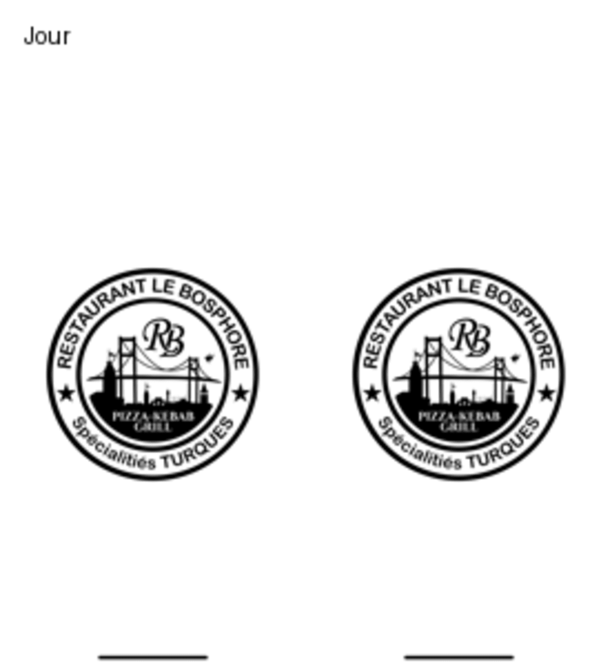 Enseigne Led 3D "Le Bosphore"