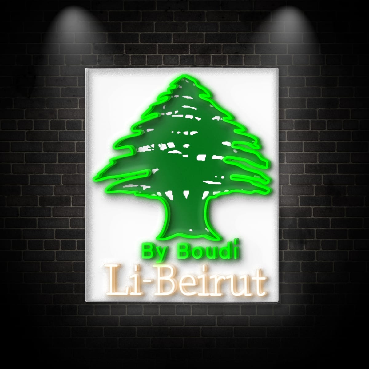 Neon "Li-Beirut"