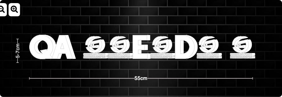3D SIGN (NO LED) QA 57e6d9 7