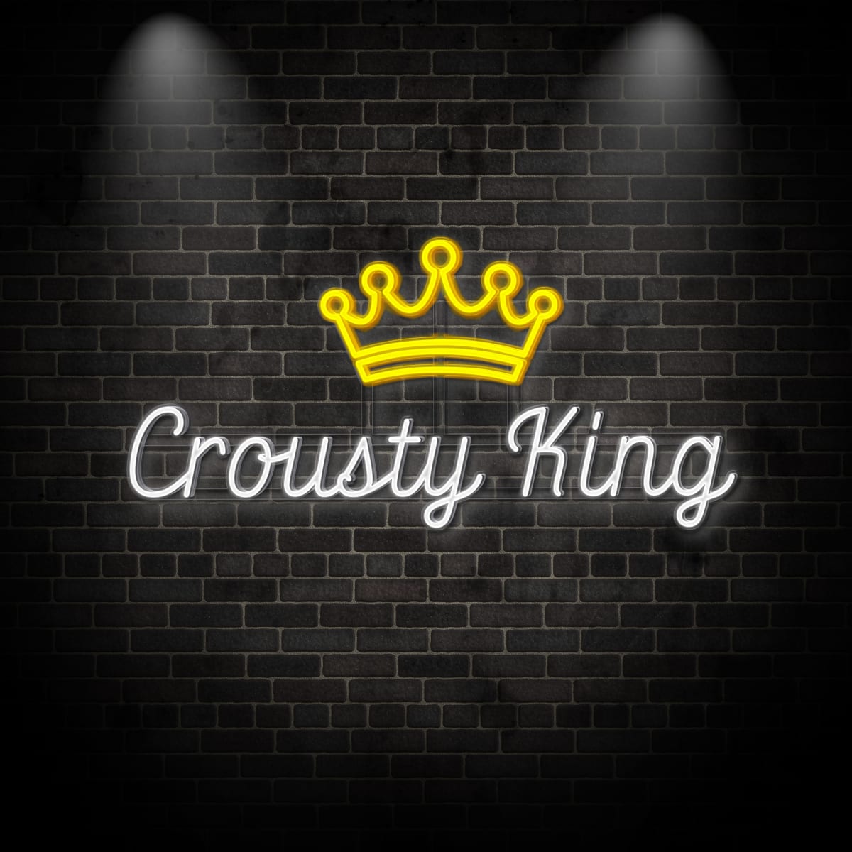 Neon "CROUSTY KING 2"