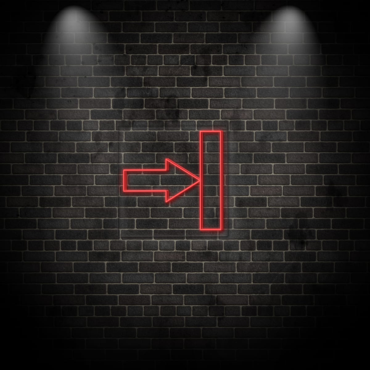 Neon "arrow 2"