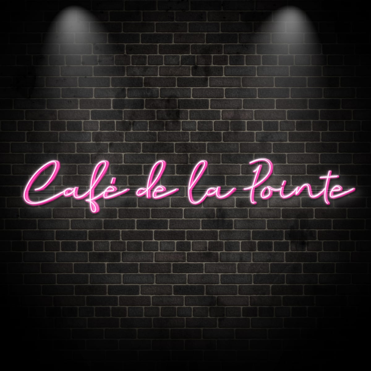 Neon "Cafe de la pointe"