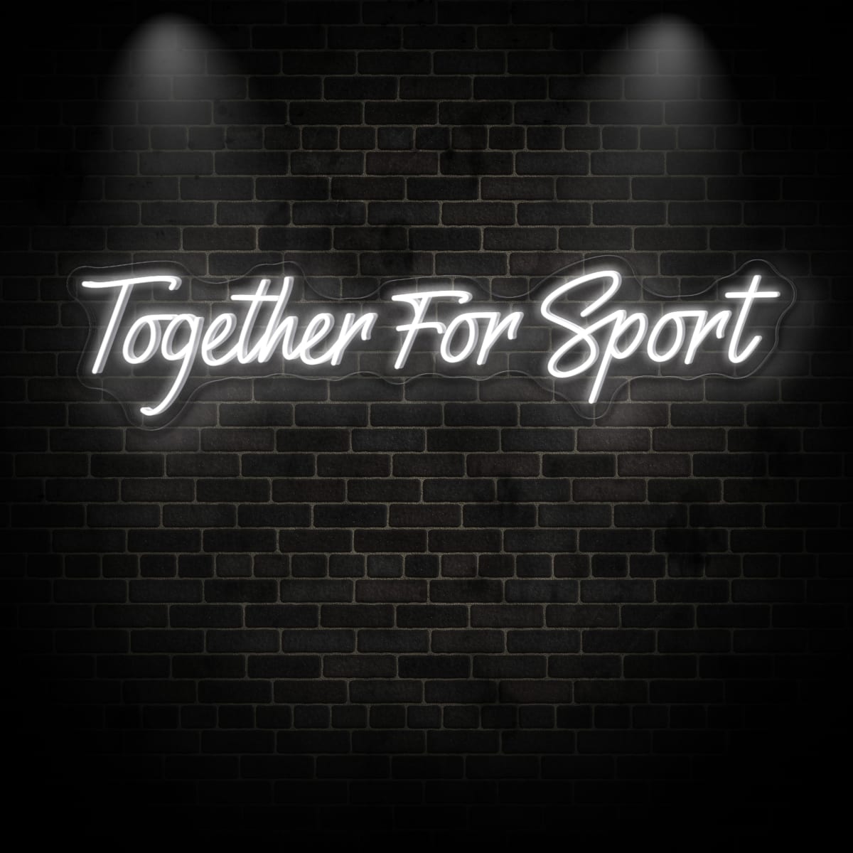 Neon "Together for sport"
