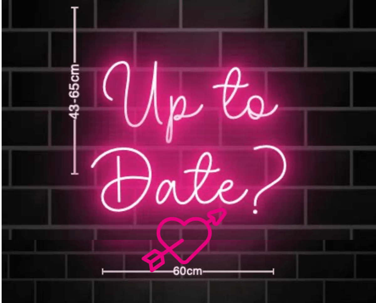 Neon "Up to Date? 1"