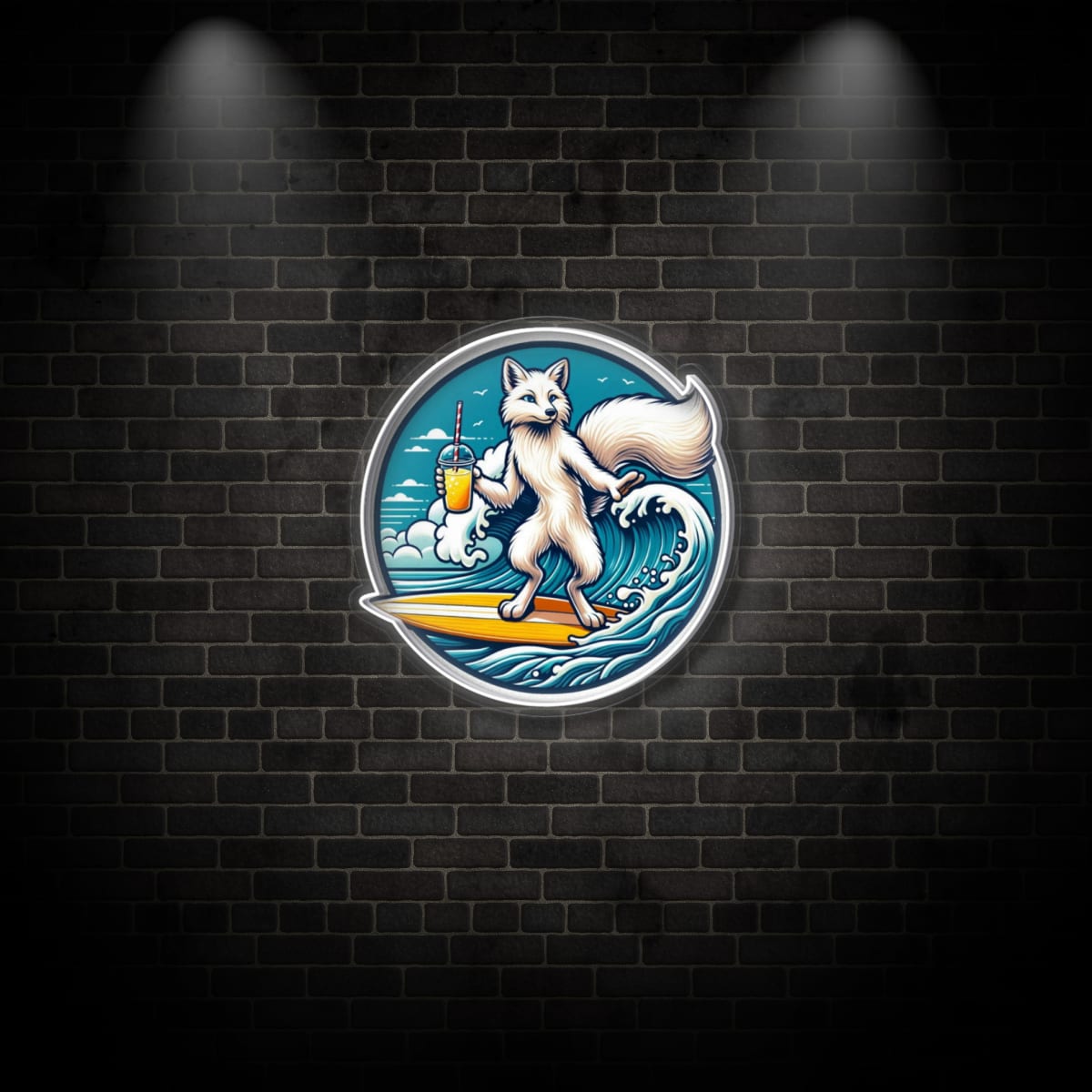 Neon "fox logo 2"