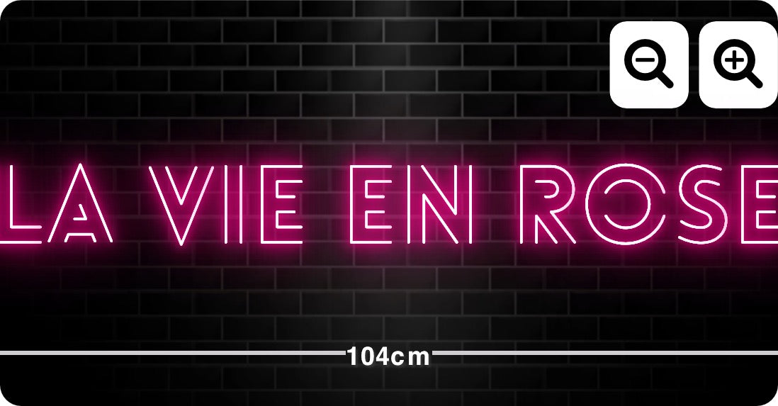 Neon La Vie en Rose