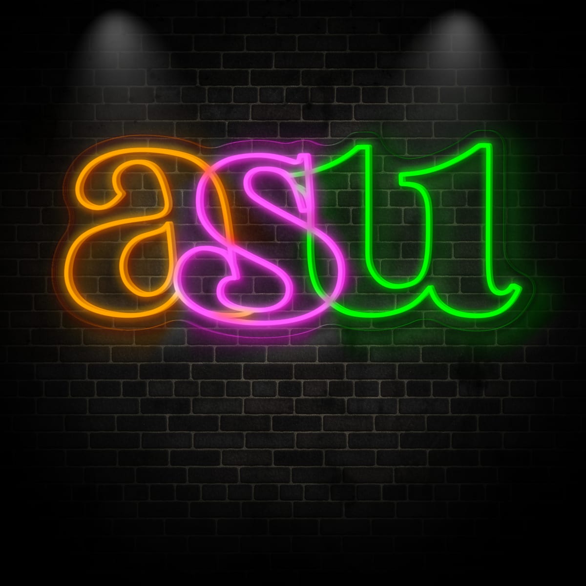 Neon "asu"