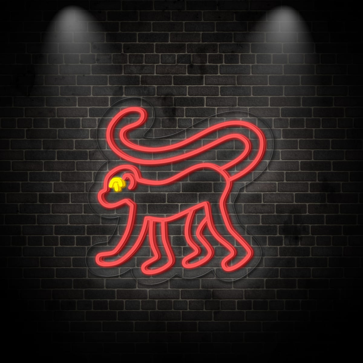 Neon ""monkey""
