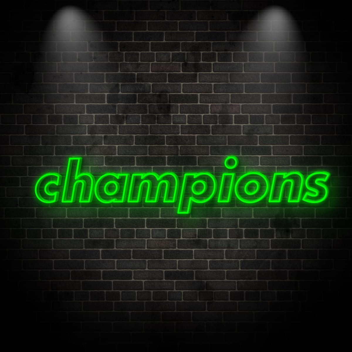 Neon "champions"