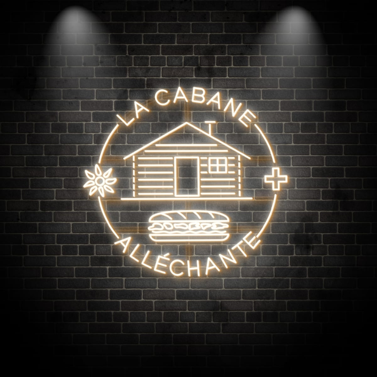 Neon "La cabane"