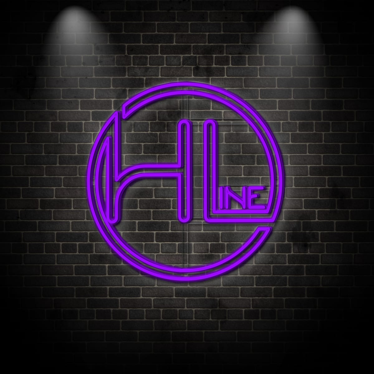 Neon "HLINE"