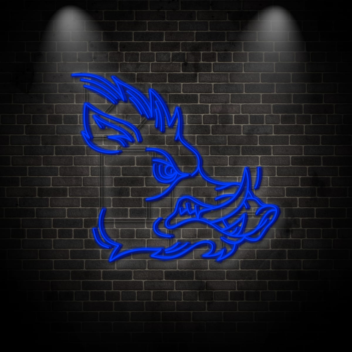 Neon ""gymnastics"logo"