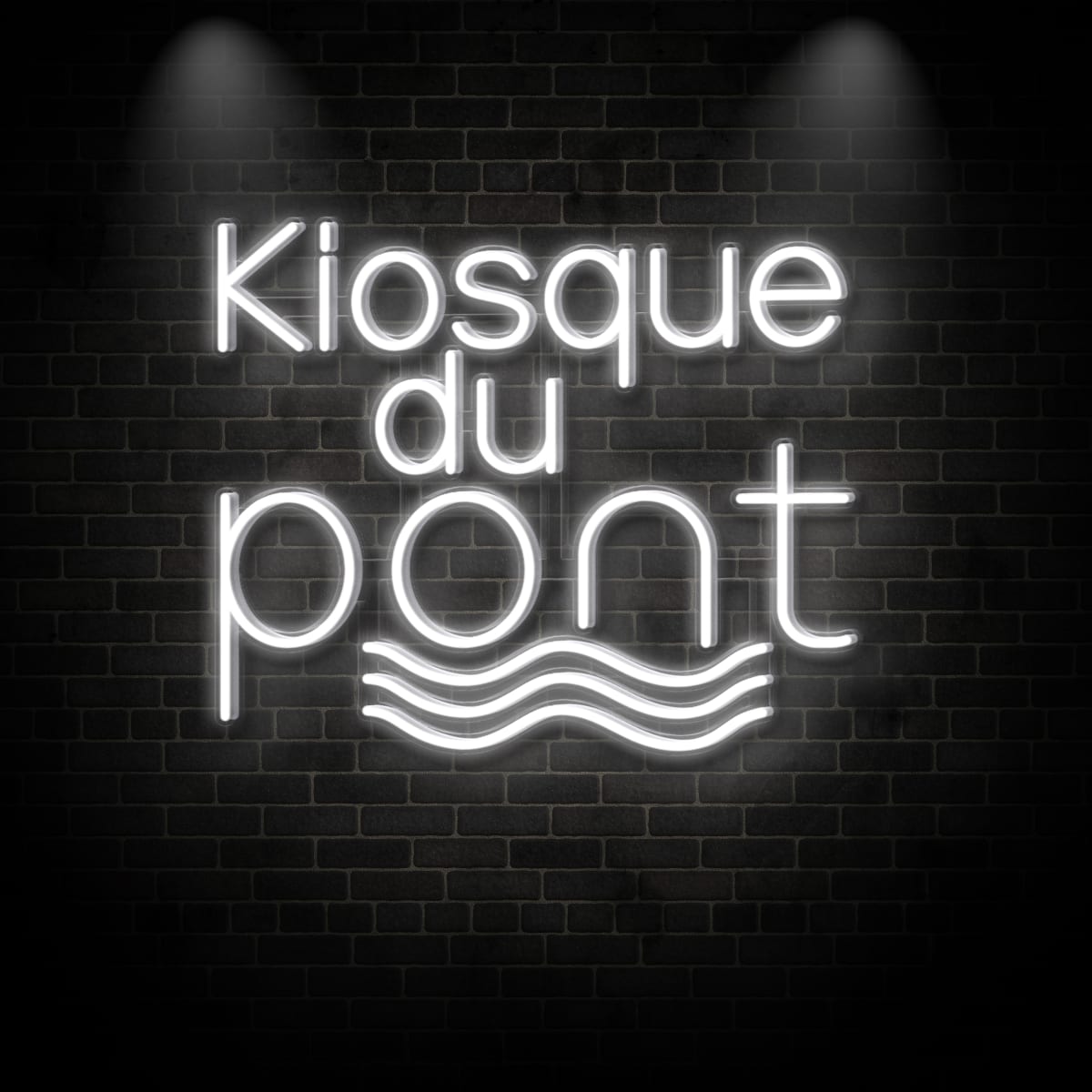 Neon "Kiosque du pont"