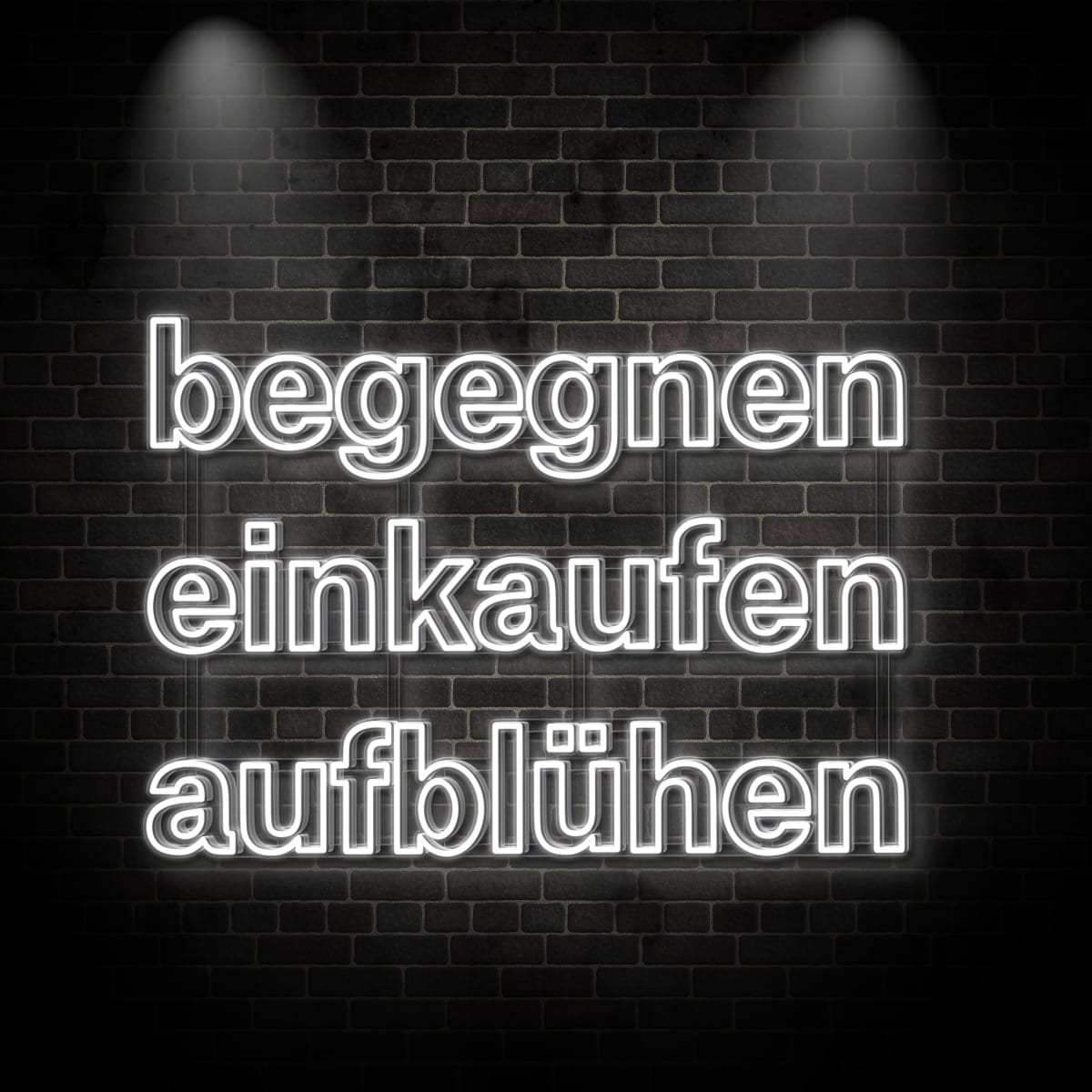 Neon "begegnen