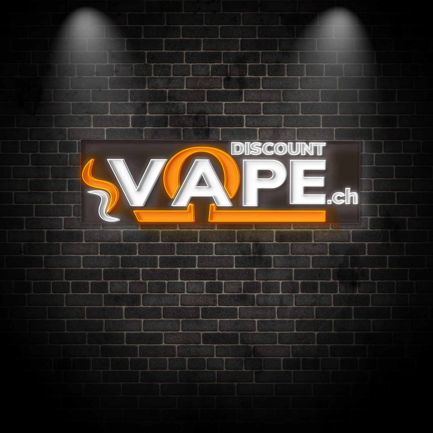Neon "Discountvape.ch"