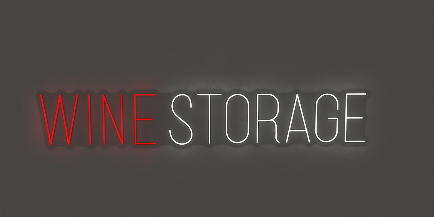 Neon "Wine Storage klein"