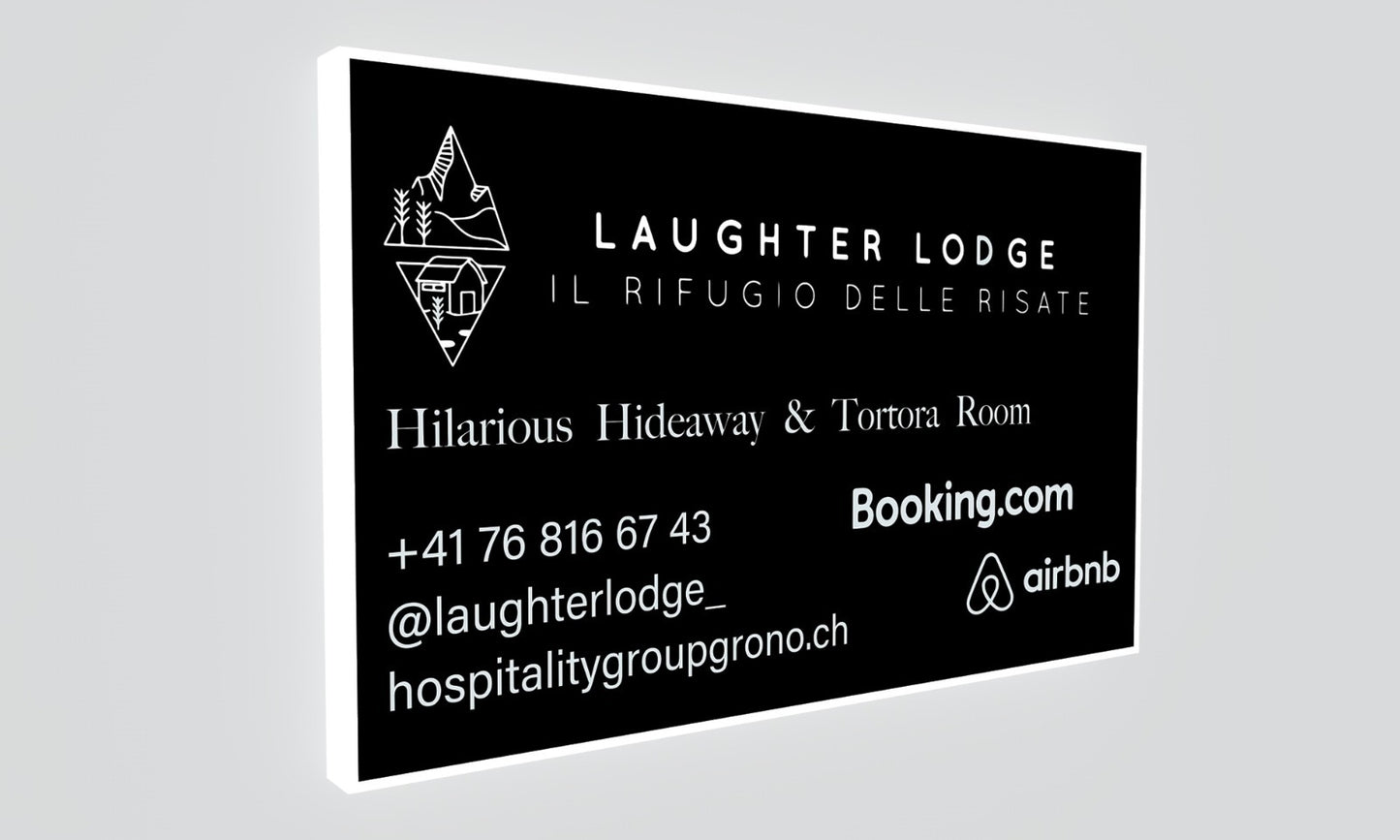 Neon "Laugther Lodge"