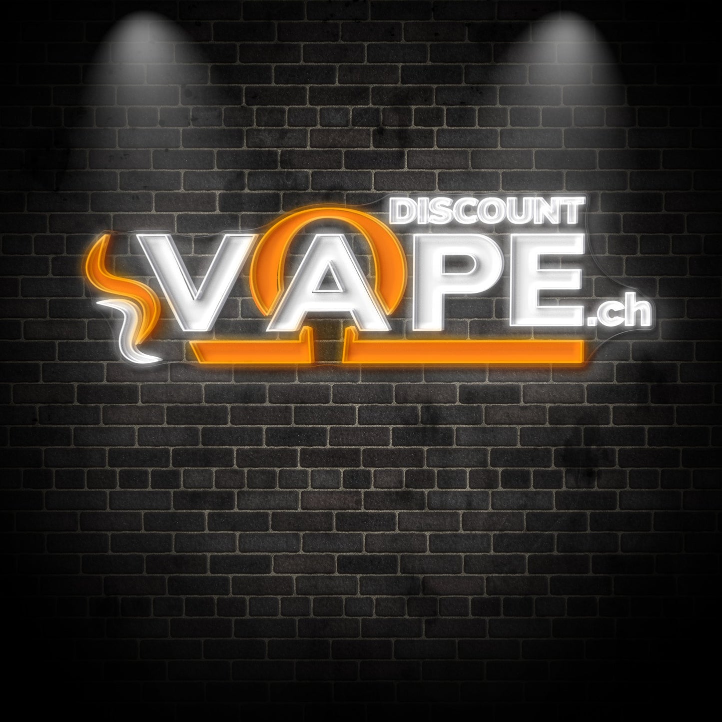 Neon "Discountvape.ch"