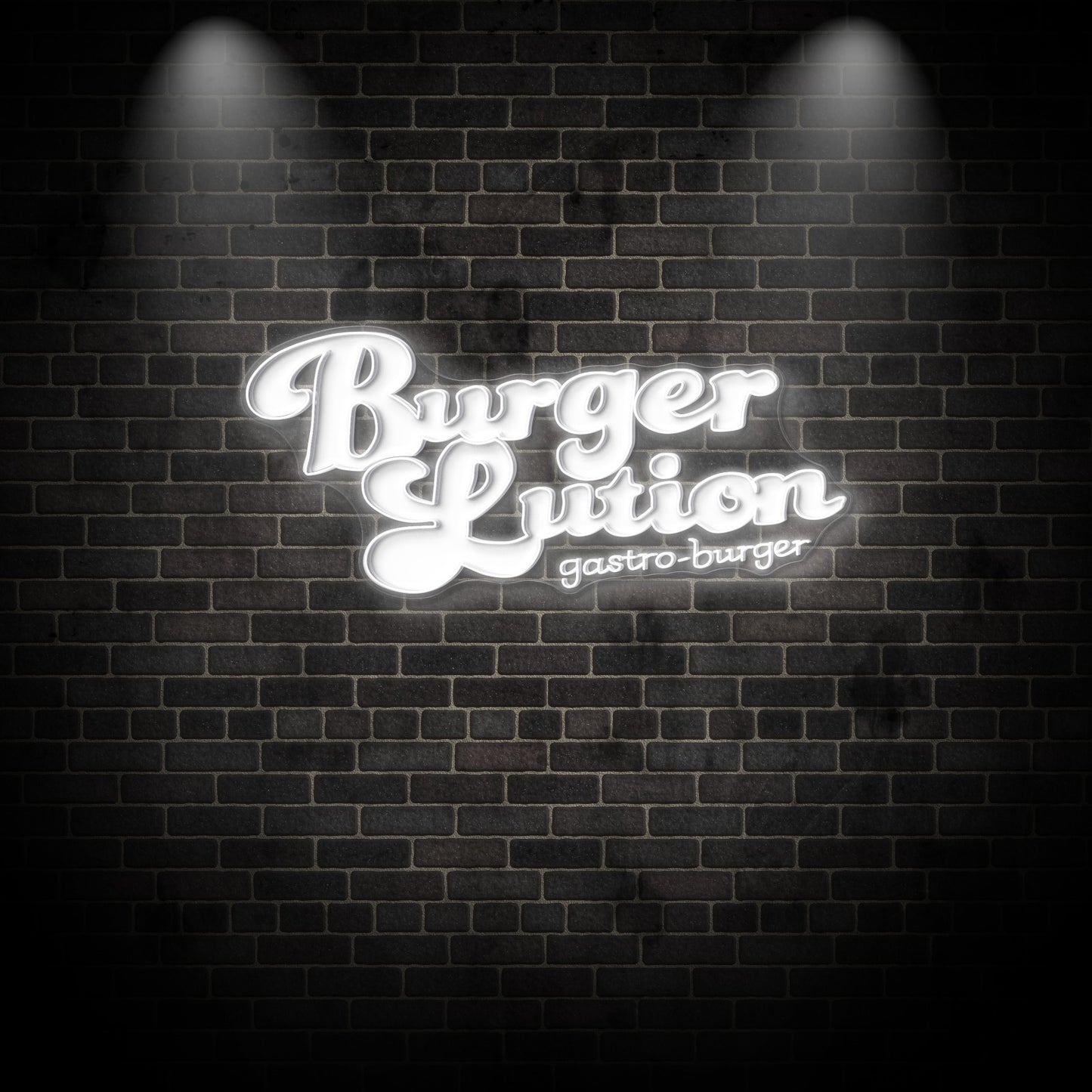 Neon „Burger Lution“