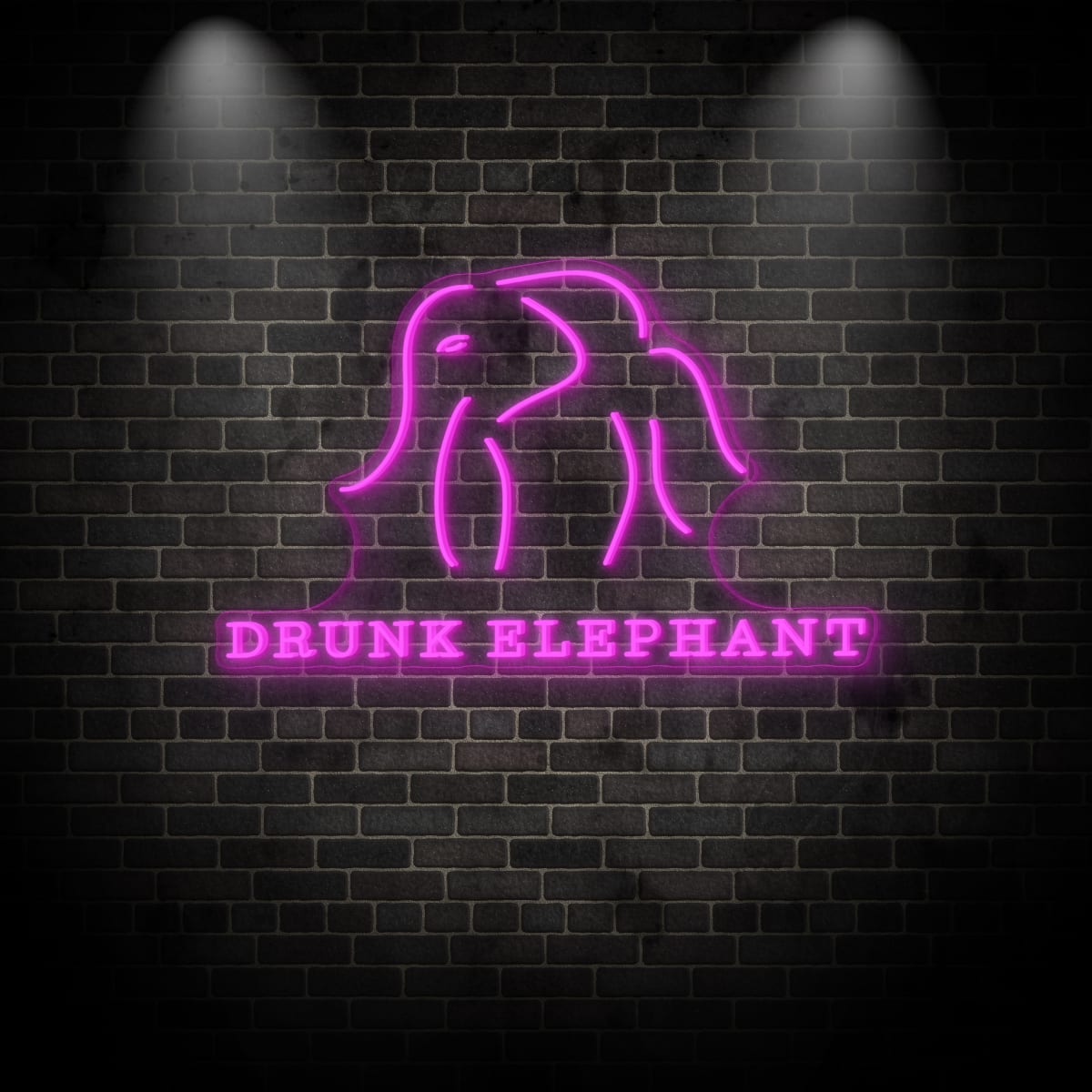 Neon "DRUNK ELEPHANT"