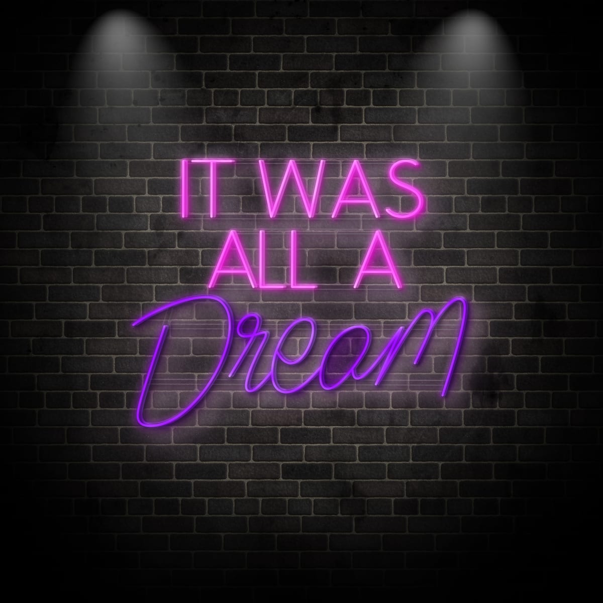 Neon "IT WAS ALL A Dream 1"