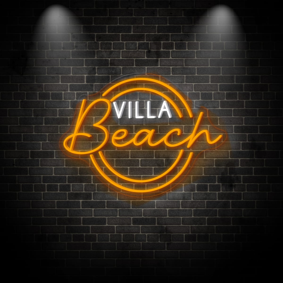 Neon "villa beach"