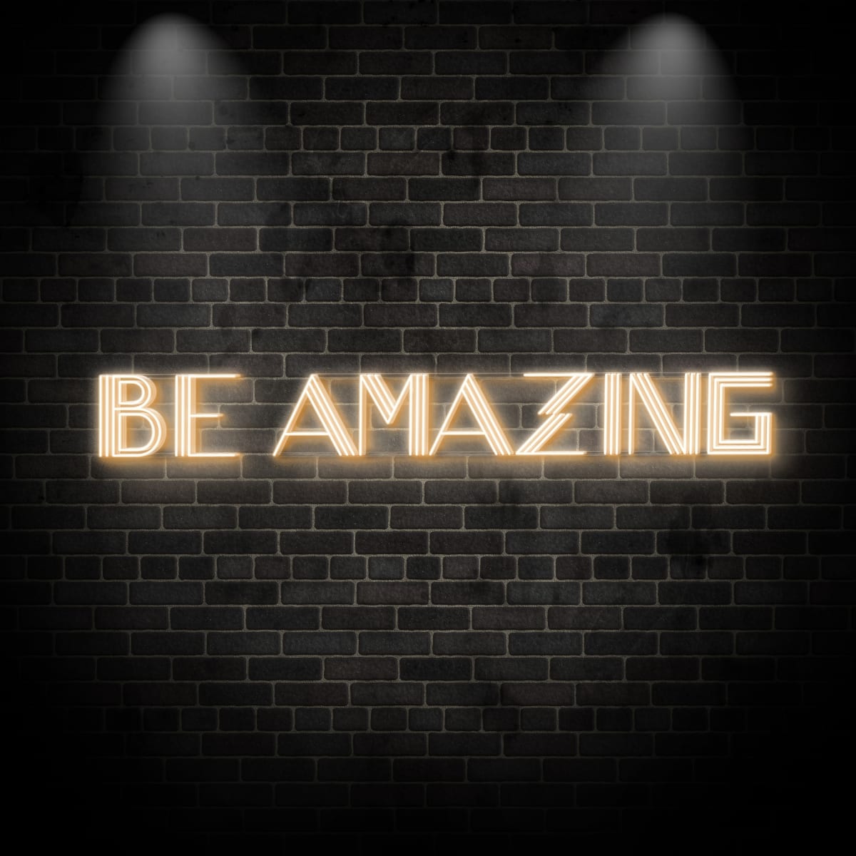 Neon "BE AMAZING 3"