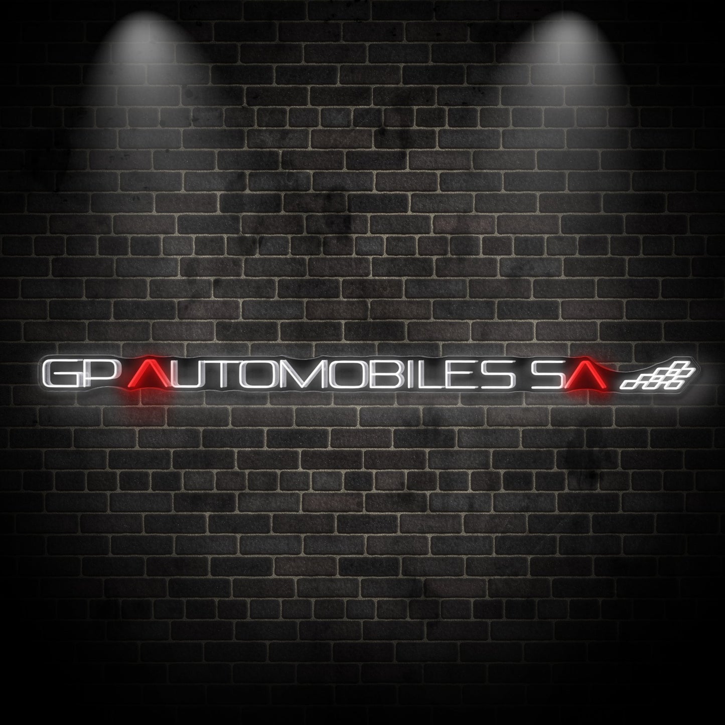 Neon "GP Automobiles Sa 2ème version"