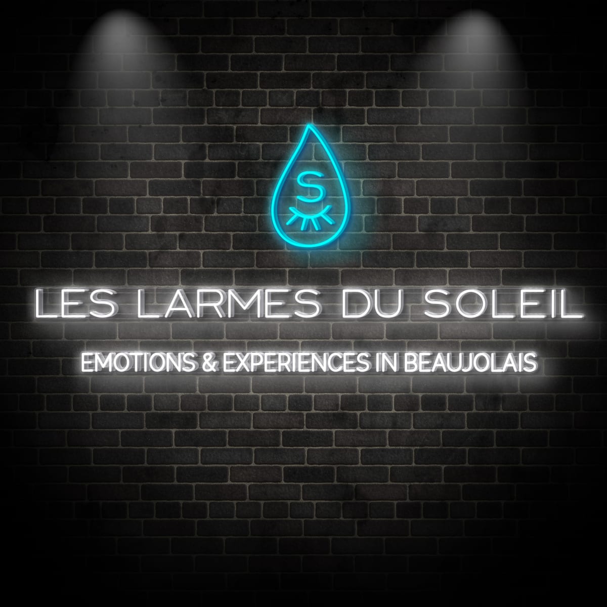 Neon "LES LARMES DU SOLEL"