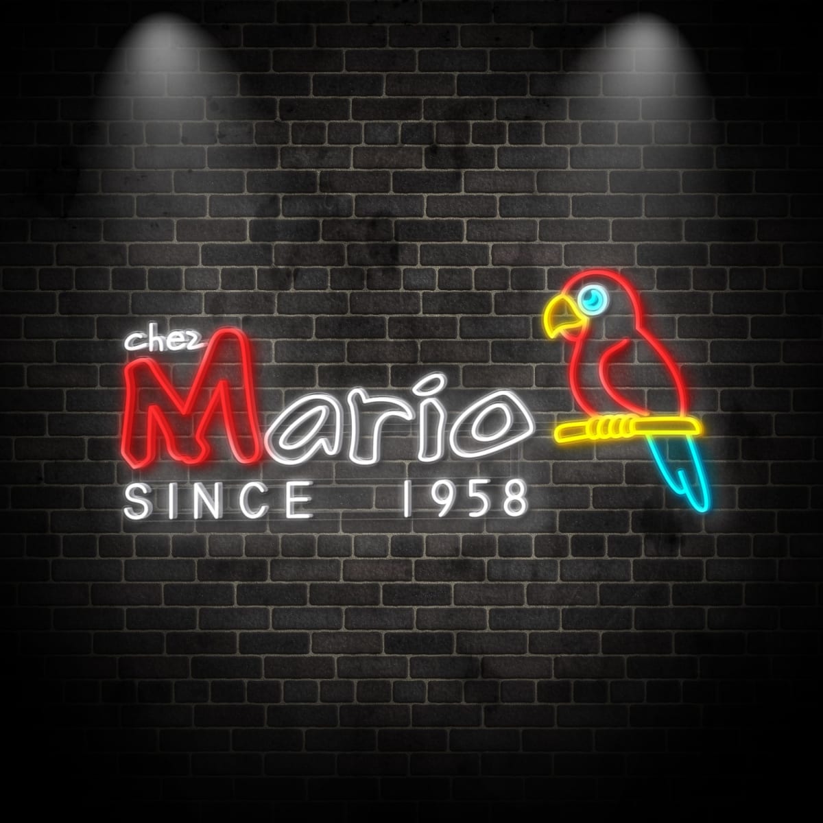Neon "Mario 1"