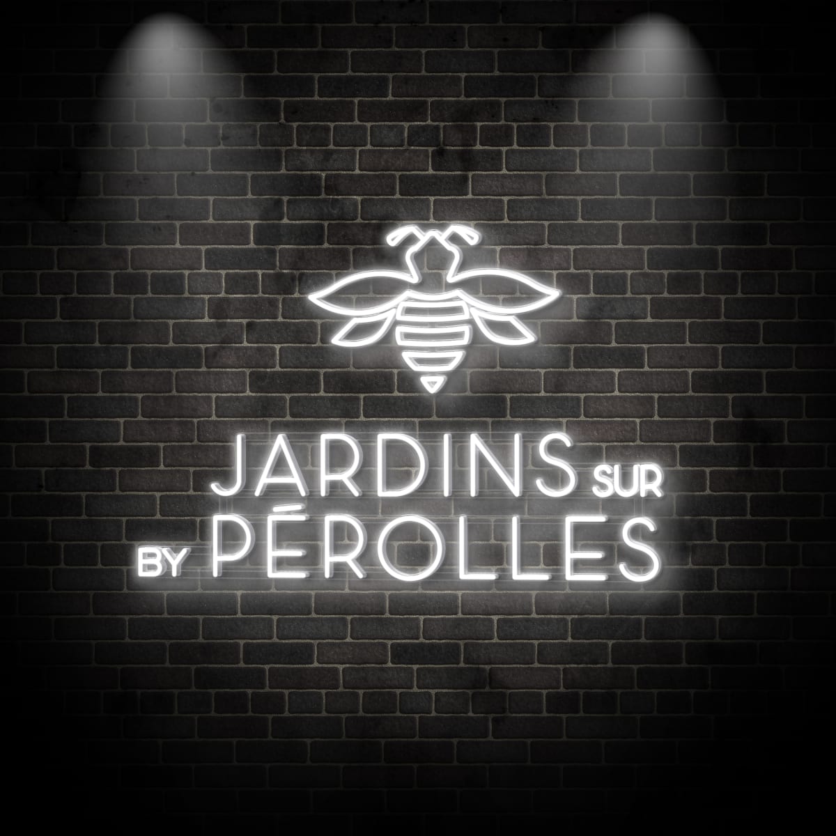 Neon "by jardins sur pérolles 1"