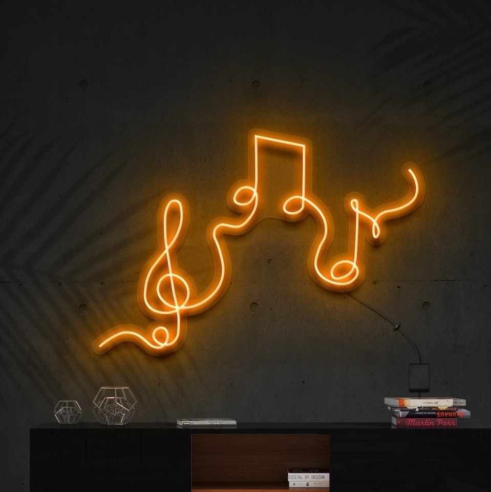 "Flot Musical" Neon Sign