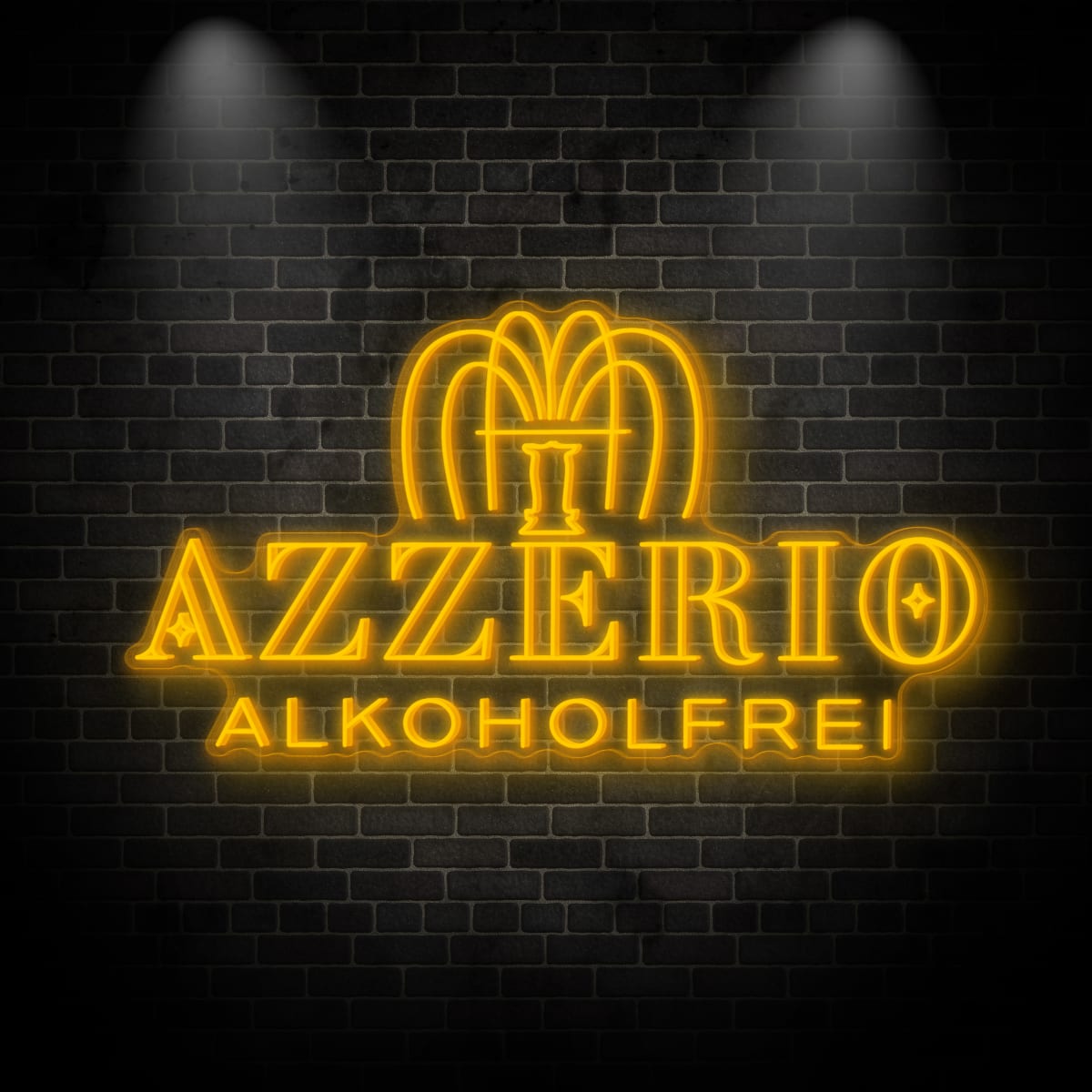 Neon "AZZERIO ALKOHOLFREL"