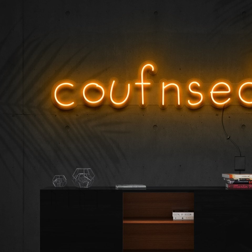 Enseigne lumineuse "Confused"