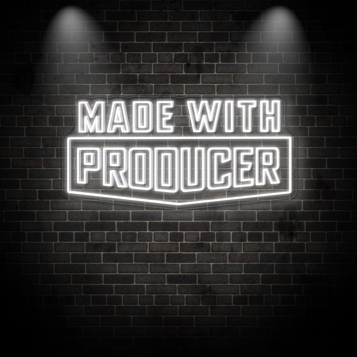 Neon "MADE WITH PRODUCER"