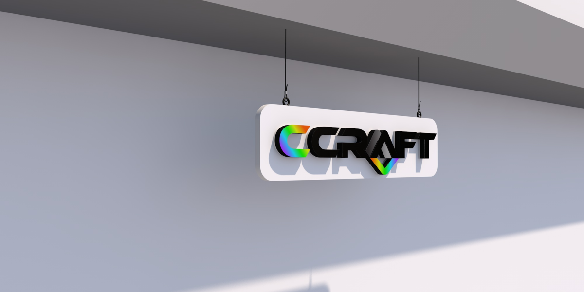 3D LED sign "CCRAFT 1"