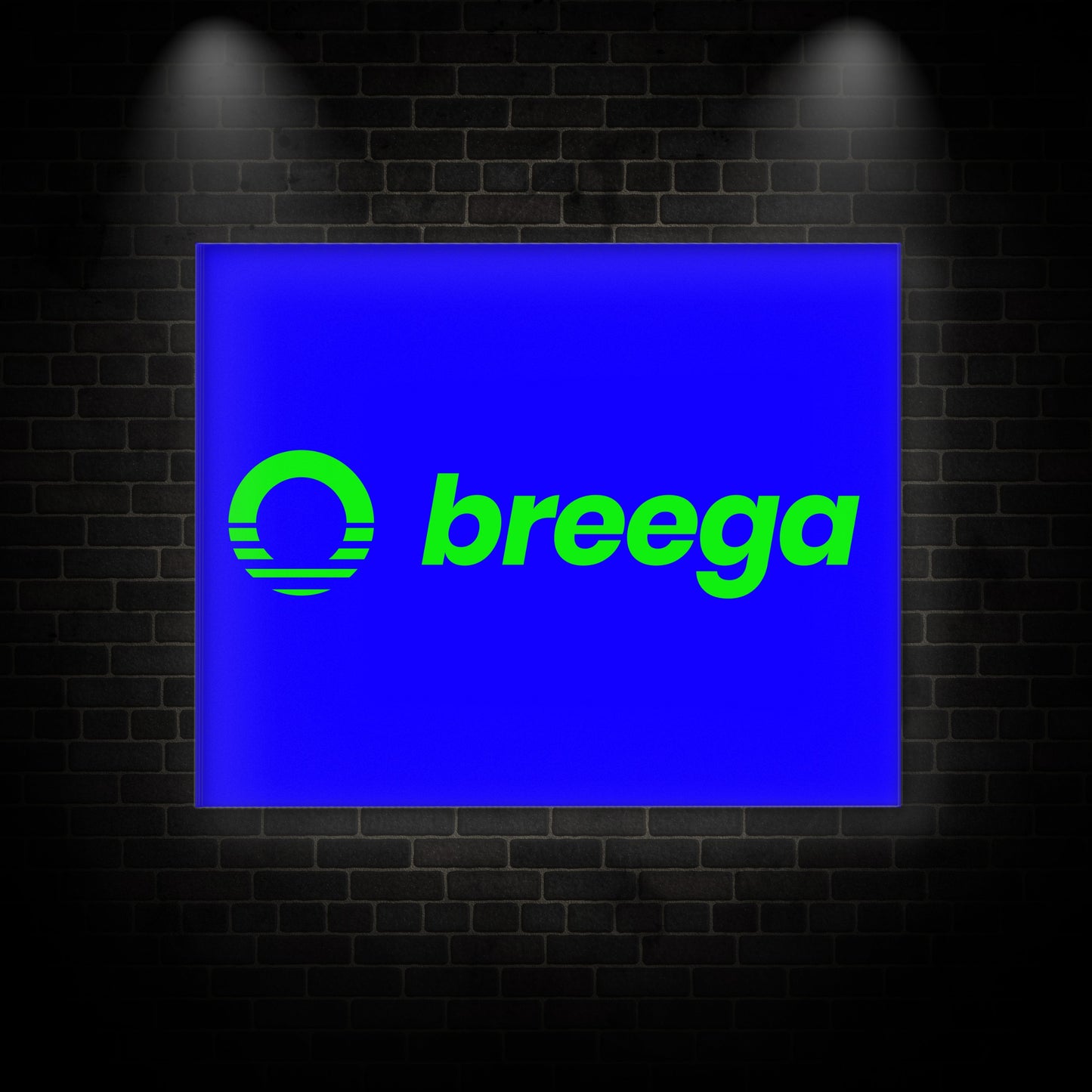 Plaque "Brega" avec pieds