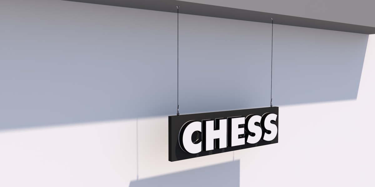 Enseigne Led 3D "CHESS"