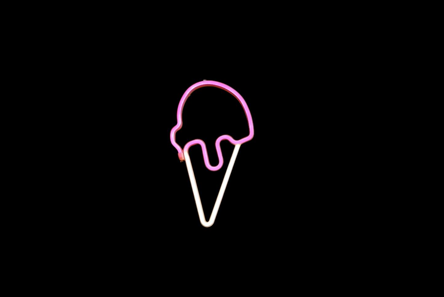 neon ice cream