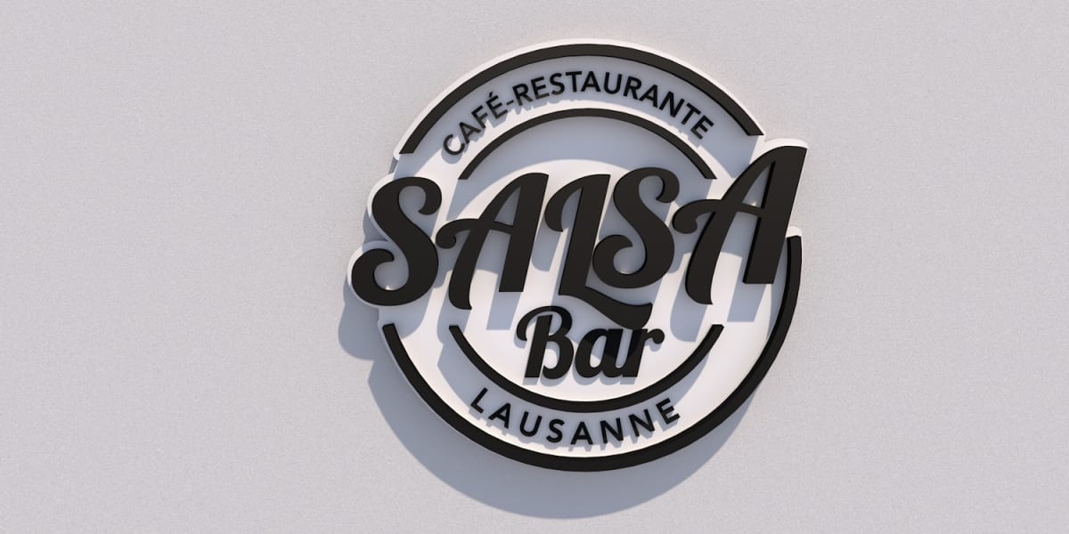 Enseigne Led 3D "SALSA"