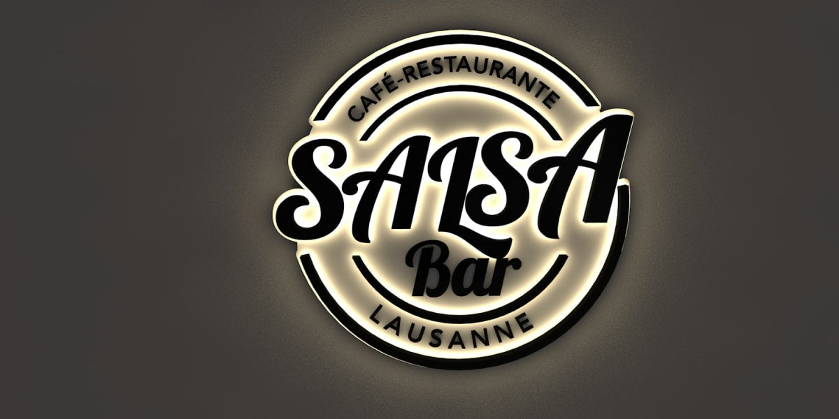 Enseigne Led 3D "SALSA"