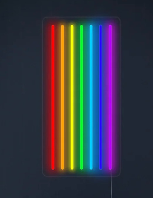 Rainbow - 'Pride' neon lights