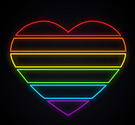 Coeur - Les néons 'Pride'