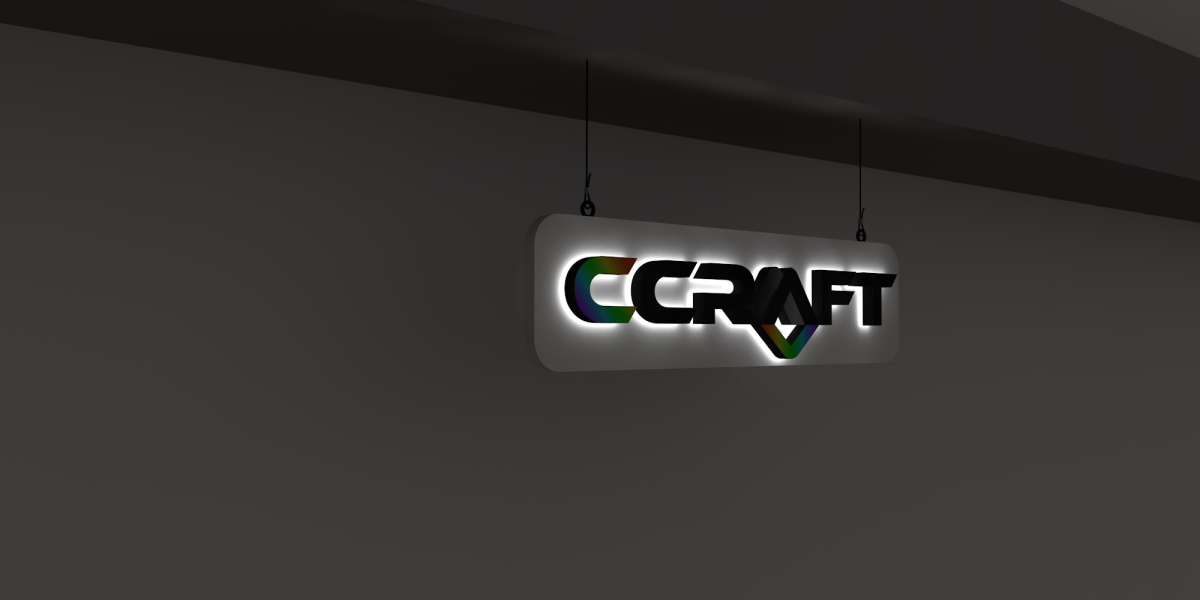3D LED sign "CCRAFT 1"
