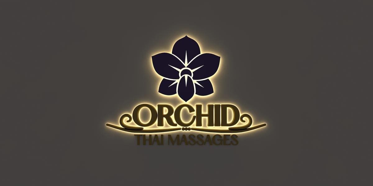 Enseigne Led 3D "ORCHID THAI MASSAGES"