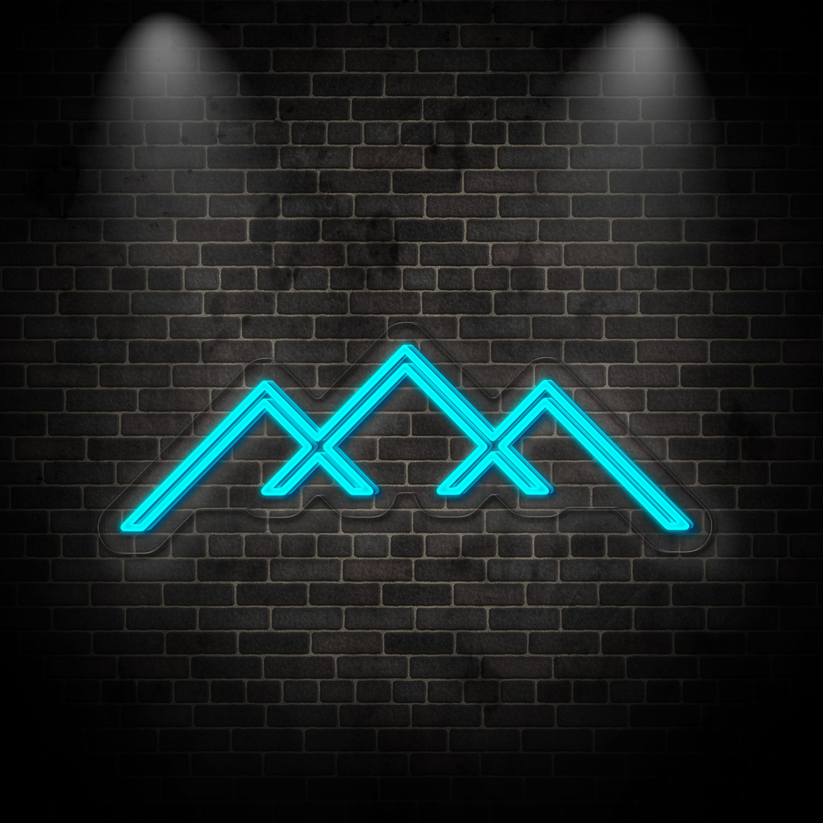 Neon ""Mountain""