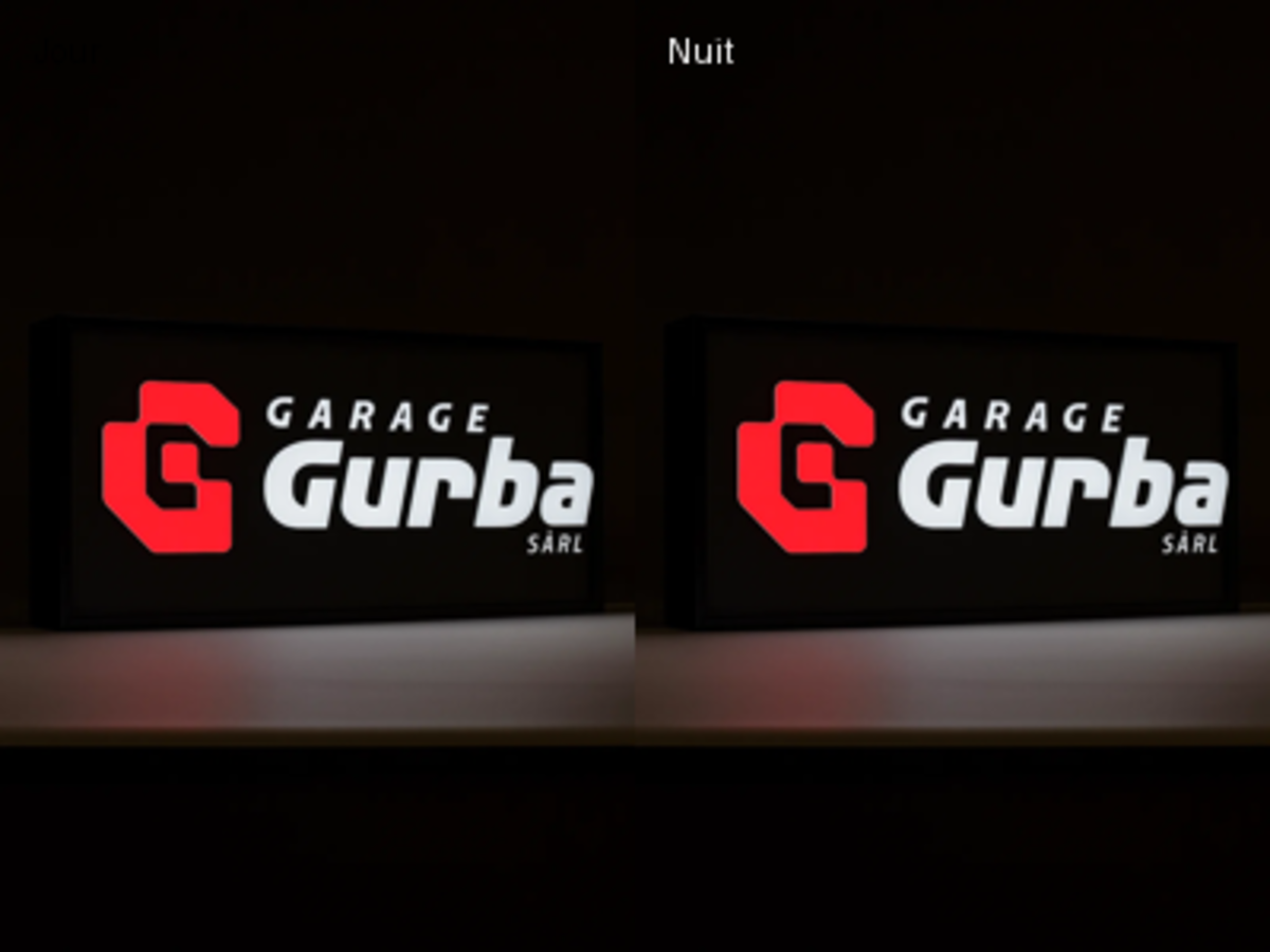Enseigne Led 3D "Gurba"