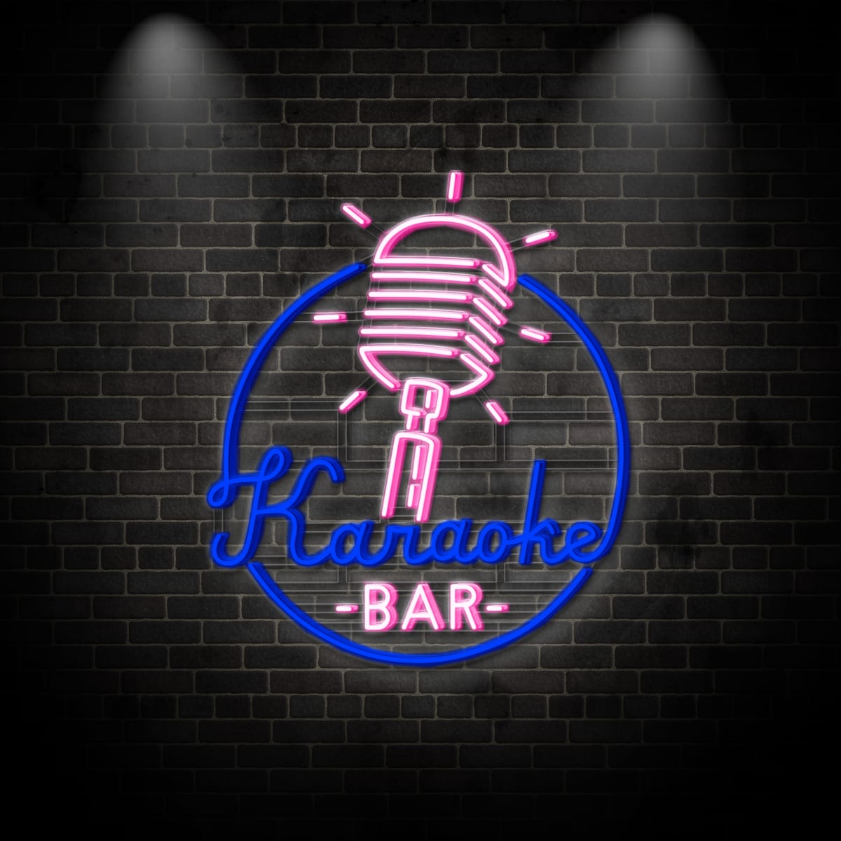 Neon "KARAOKE Bar"