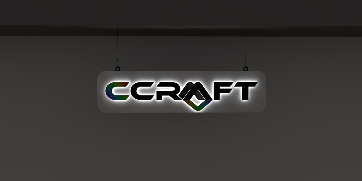 3D LED sign "CCRAFT 1"